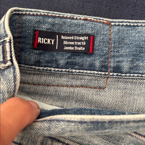 True Religion Faded Blue Denim Jeans distressed look - Picture 7 of 13